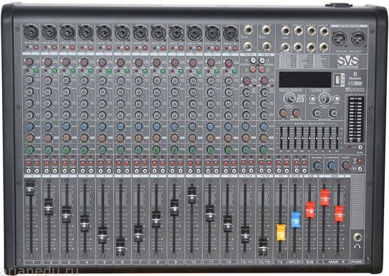 SVS Audiotechnik mixers AM-16 Микшерный пульт аналоговый, 16-канальный